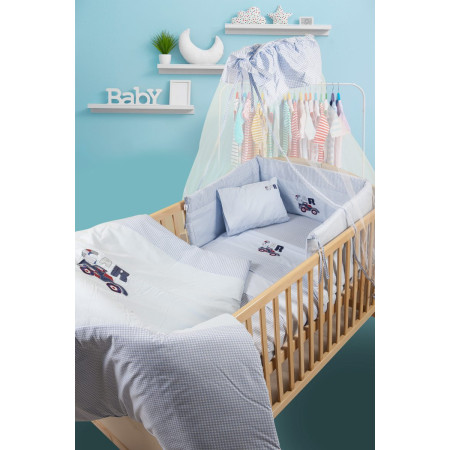 ΚΟΥΝΟΥΠΙΕΡΑ bebe CAR 29 160X490 ΣΙΕΛ Cotton 100%