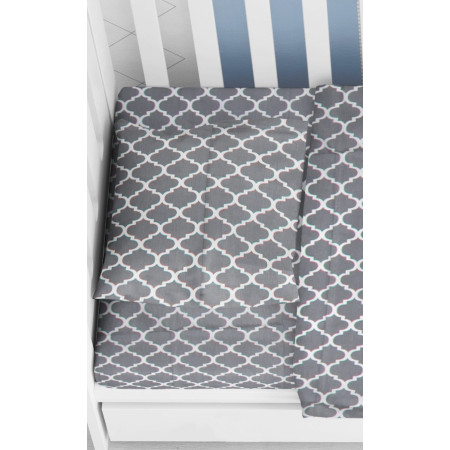 ΜΑΞΙΛΑΡΟΘΗΚΗ ΕΜΠΡΙΜΕ bebe Windows 135 35Χ45 Grey Cotton 100%
