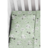 ΜΑΞΙΛΑΡΟΘΗΚΗ ΕΜΠΡΙΜΕ bebe Smile 80 35Χ45 Green Cotton 100%