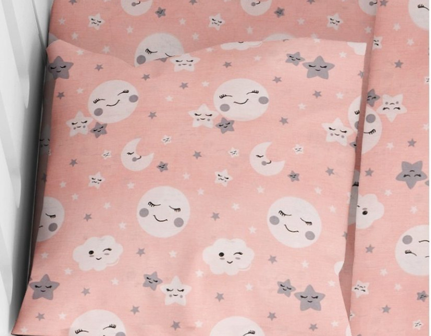 ΜΑΞΙΛΑΡΟΘΗΚΗ ΕΜΠΡΙΜΕ bebe Smile 82 35Χ45 Coral Cotton 100%