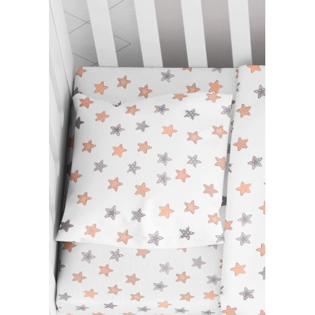 ΜΑΞΙΛΑΡΟΘΗΚΗ ΕΜΠΡΙΜΕ bebe Star 103 35Χ45 Grey Cotton 100%