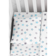 ΜΑΞΙΛΑΡΟΘΗΚΗ ΕΜΠΡΙΜΕ bebe Star 104 35Χ45 Sky blue Cotton 100%