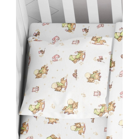 ΜΑΞΙΛΑΡΟΘΗΚΗ ΕΜΠΡΙΜΕ bebe Baby 03 35Χ45  Flannel cotton 100%