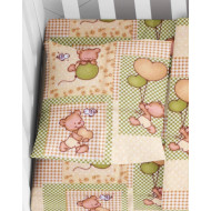 ΜΑΞΙΛΑΡΟΘΗΚΗ ΕΜΠΡΙΜΕ bebe Baloon 76 35Χ45 Beige Flannel cotton 100%