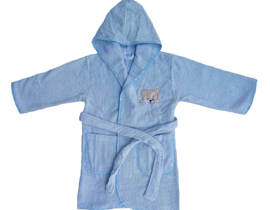 ΜΠΟΥΡΝΟΥΖΙ bebe SLEEPING BEARS CUB 13 SIZE:02 ΣΙΕΛ Cotton 100%