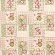 ΠΑΝΑ ΦΑΝΕΛΑ bebe Baloon 76 80Χ80 Beige Flannel cotton 100%