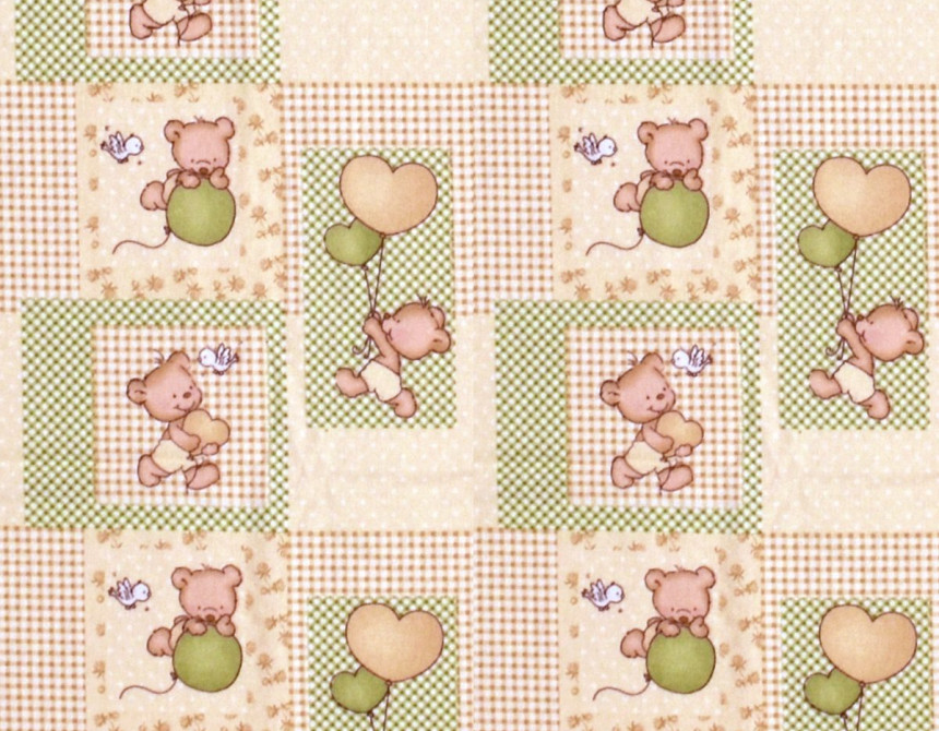 ΠΑΝΑ ΦΑΝΕΛΑ bebe Baloon 76 80Χ80 Beige Flannel cotton 100%