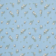 ΠΑΝΑ ΦΑΝΕΛΑ bebe Birds 14 80Χ80 Sky blue Flannel cotton 100%