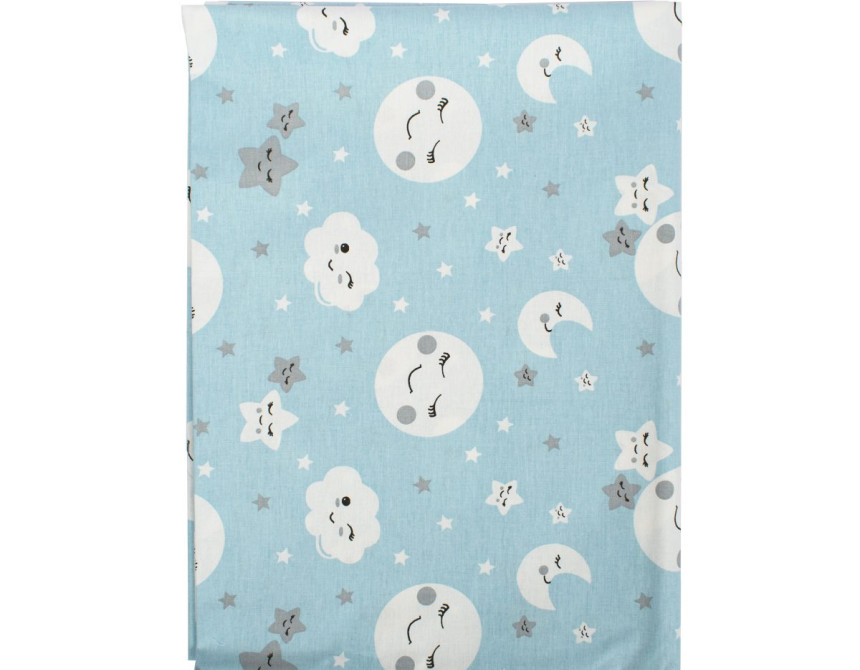 ΠΑΝΑ ΧΑΣΕΣ bebe Smile 81 80Χ80 Blue Cotton 100%