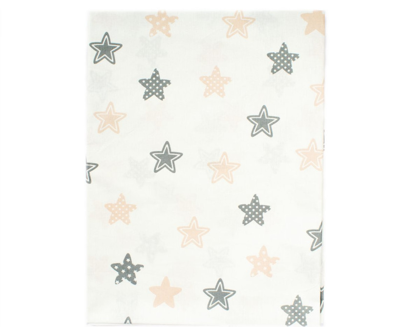ΠΑΝΑ ΧΑΣΕΣ bebe Star 103 80Χ80 Grey Cotton 100%