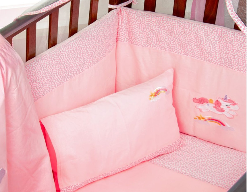 ΠΑΝΤΑ bebe UNICORN 41 0,40X1,92 ΡΟΖ Cotton 100%