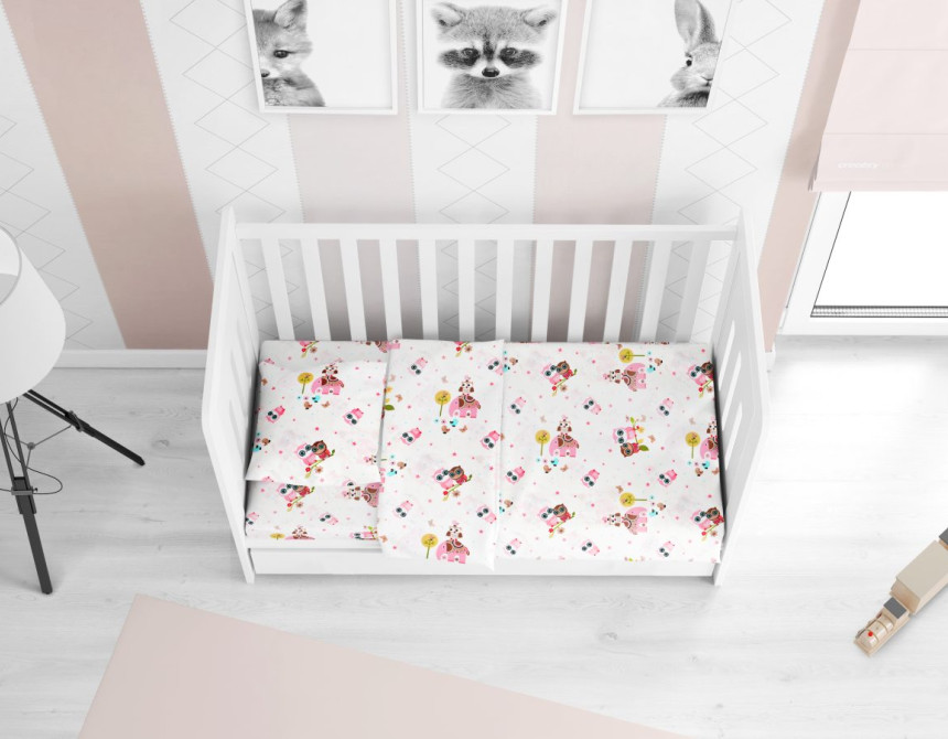ΠΑΠΛΩΜΑ ΕΜΠΡΙΜΕ bebe Κουκουβάγια 45 120X160 Cotton 100%