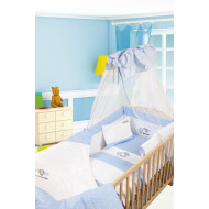 ΠΑΠΛΩΜΑ bebe ΑΕΡΟΣΤΑΤΟ 03 100X140 ΛΕΥΚΟ/ΣΙΕΛ Cotton 100%