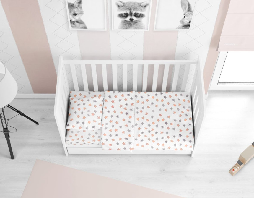 ΠΑΠΛΩΜΑΤΟΘΗΚΗ ΕΜΠΡΙΜΕ bebe Star 103 120Χ160 Grey Cotton 100%