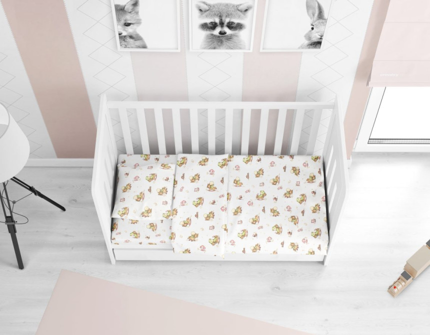 ΠΑΠΛΩΜΑΤΟΘΗΚΗ ΕΜΠΡΙΜΕ bebe Baby 03 120Χ160  Flannel cotton 100%