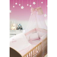 ΠΡΟΙΚΑ ΜΩΡΟΥ 3 τεμ bebe PRINCESS 33  ΛΕΥΚΟ/ΡΟΖ Cotton 100%