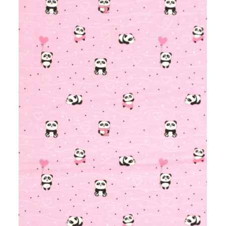 ΣΕΝΤΟΝΑΚΙ ΛΙΚΝΟΥ bebe PANDA 111 80Χ110 Pink Cotton 100%