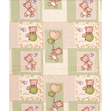 ΣΕΝΤΟΝΑΚΙ ΛΙΚΝΟΥ bebe Baloon 76 80Χ110 Beige Flannel cotton 100%