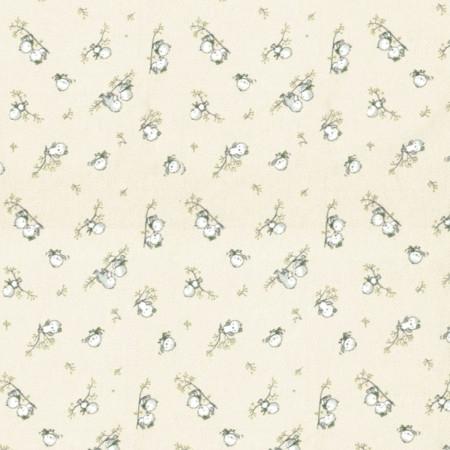 ΣΕΝΤΟΝΑΚΙ ΛΙΚΝΟΥ bebe Birds 16 80Χ110 Ecru Flannel cotton 100%