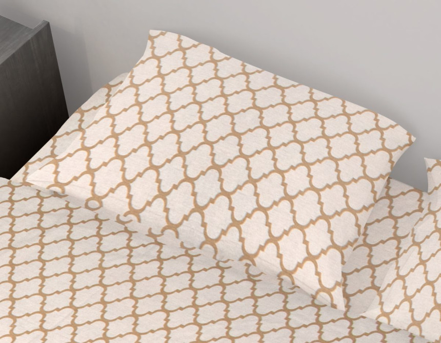 ΜΑΞΙΛΑΡΟΘΗΚΗ ΕΜΠΡΙΜΕ   Windows 151 50Χ70 White-Beige Cotton 100%