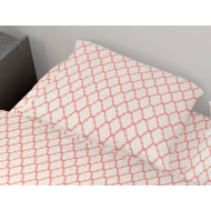 ΜΑΞΙΛΑΡΟΘΗΚΗ ΕΜΠΡΙΜΕ   Windows 161 50Χ70 White-Coral Cotton 100%