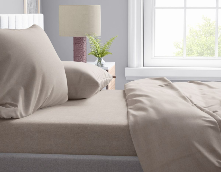 ΜΑΞΙΛΑΡΟΘΗΚΗ Μελανζέ 01 50Χ70 Beige Cott/Pol 70/30