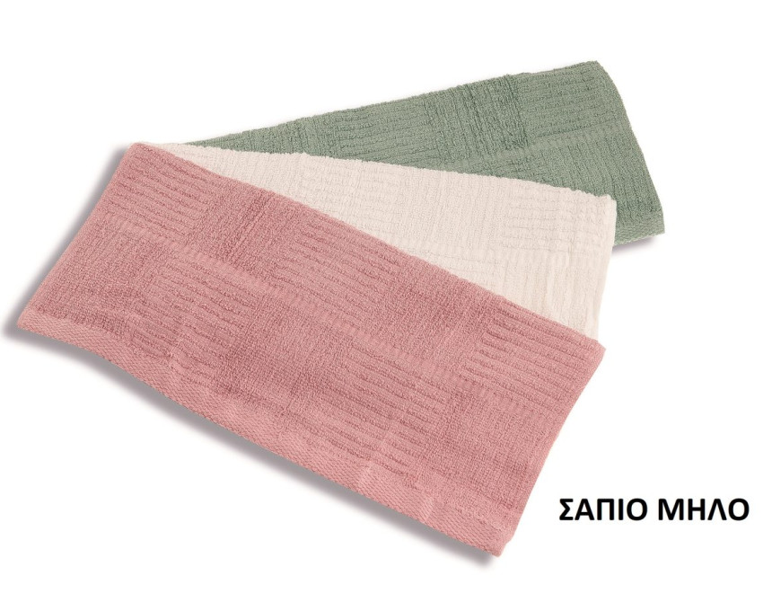 ΠΕΤΣΕΤΑ 40Χ70 ΣΑΠΙΟ ΜΗΛΟ Cotton 100%