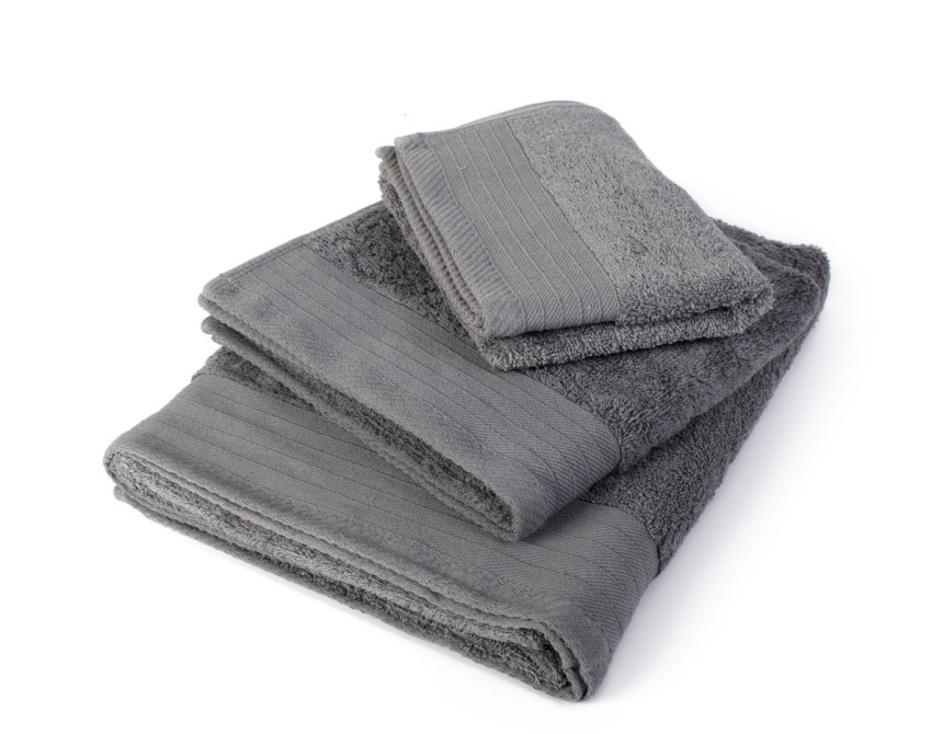 ΠΕΤΣΕΤΑ ΣΕΤ 3 τεμ ΠΕΝΙΕ 500 gsm 40X60,50X100,80X150 ΓΚΡΙ Cotton 100%