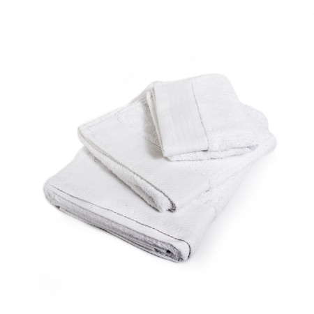 ΠΕΤΣΕΤΑ ΣΕΤ 3 τεμ ΠΕΝΙΕ 500 gsm 40X60,50X100,80X150 ΛΕΥΚΟ Cotton 100%