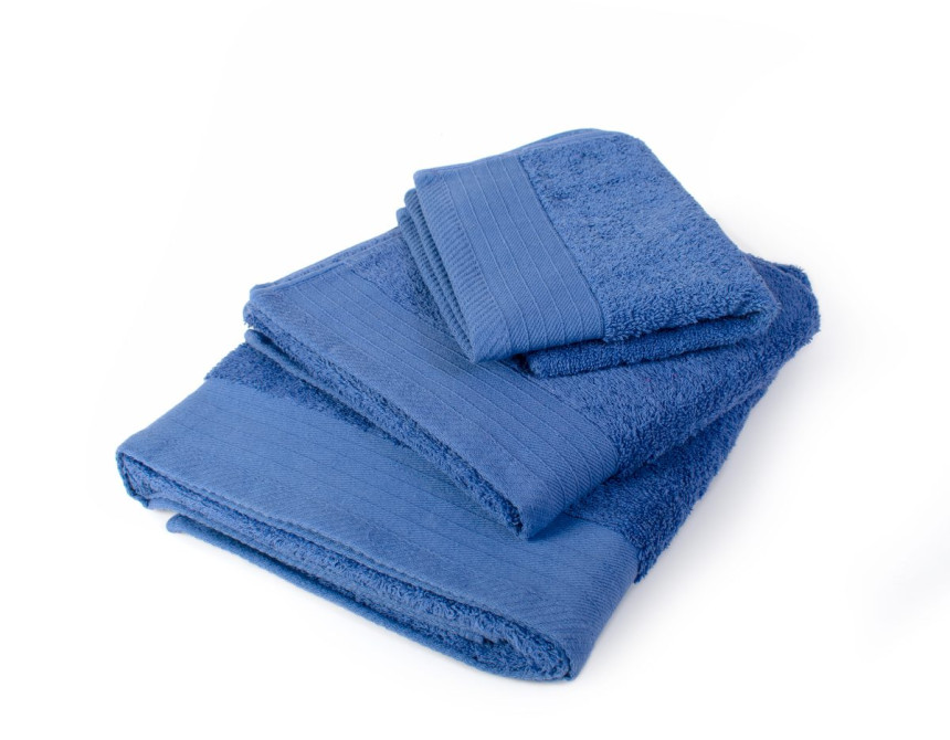 ΠΕΤΣΕΤΑ  ΠΕΝΙΕ 500 gsm 80Χ150 ΜΠΛΕ Cotton 100%
