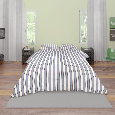 ΣΕΝΤΟΝΙΑ ΒΑΜΒΑΚΟΣΑΤΕΝ ΣΕΤ 3 τεμ. Navy 158 160Χ240 Cotton 100%