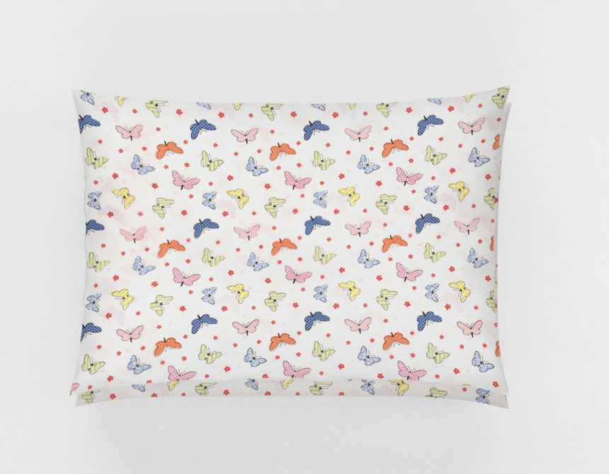 ΜΑΞΙΛΑΡΟΘΗΚΗ ΕΜΠΡΙΜΕ kids Butterfly 49 50Χ70 Rotary Print Cotton 100%