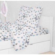 ΜΑΞΙΛΑΡΟΘΗΚΗ ΕΜΠΡΙΜΕ kids Butterfly 56 50Χ70 Sky blue Cotton 100%