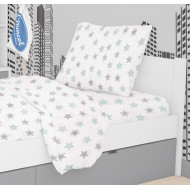 ΜΑΞΙΛΑΡΟΘΗΚΗ ΕΜΠΡΙΜΕ kids Star 101 50Χ70 Green Cotton 100%