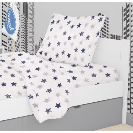 ΜΑΞΙΛΑΡΟΘΗΚΗ ΕΜΠΡΙΜΕ kids Star 102 50Χ70 Blue Cotton 100%