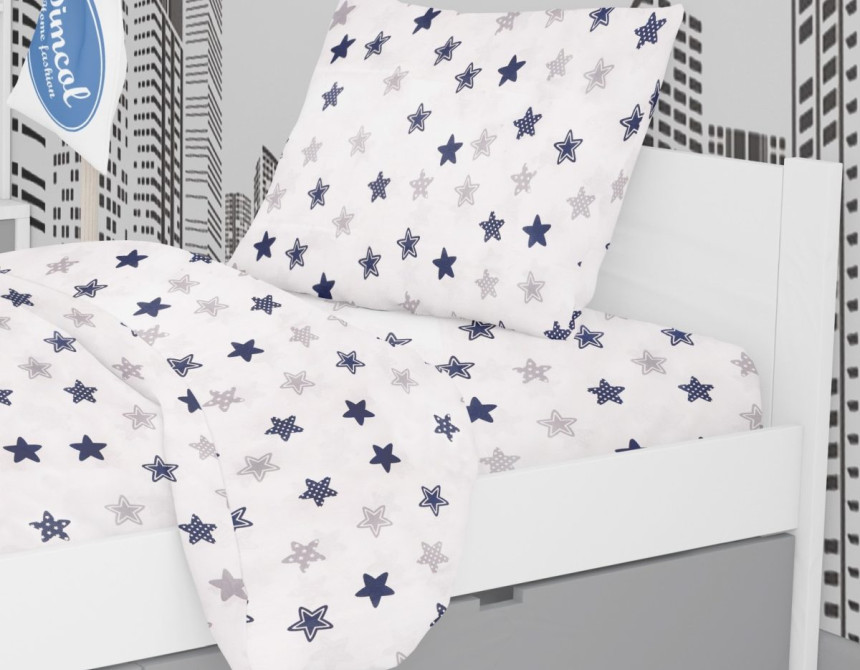 ΜΑΞΙΛΑΡΟΘΗΚΗ ΕΜΠΡΙΜΕ kids Star 102 50Χ70 Blue Cotton 100%