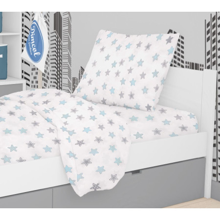 ΜΑΞΙΛΑΡΟΘΗΚΗ ΕΜΠΡΙΜΕ kids Star 104 50Χ70 Sky blue Cotton 100%