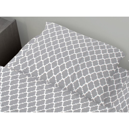 ΜΑΞΙΛΑΡΟΘΗΚΗ ΕΜΠΡΙΜΕ kids Windows 135 50Χ70 Grey Cotton 100%