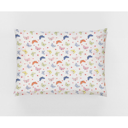 ΜΑΞΙΛΑΡΟΘΗΚΗ ΕΜΠΡΙΜΕ kids Butterfly 49 50Χ70 Rotary Print Flannel cotton 100%