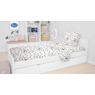 ΣΕΝΤΟΝΙΑ ΕΜΠΡΙΜΕ ΣΕΤ 3 τεμ kids Butterfly 55 160Χ240 Beige Cotton 100%