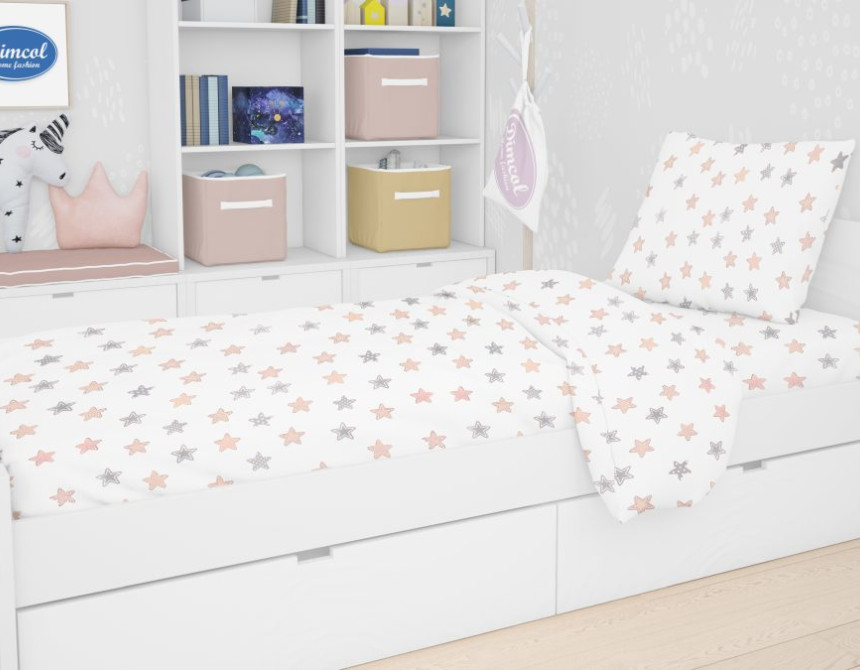 ΣΕΝΤΟΝΙΑ ΕΜΠΡΙΜΕ ΣΕΤ 3 τεμ kids Star 103 160Χ240 Grey Cotton 100%