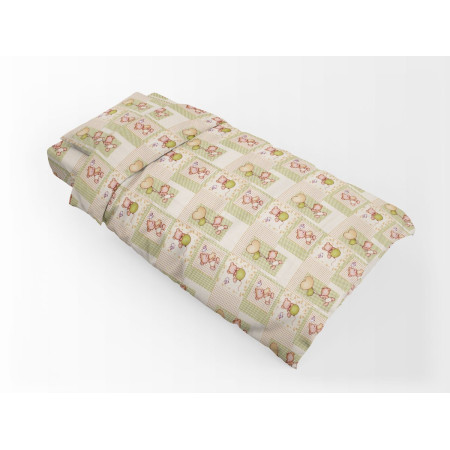 ΣΕΝΤΟΝΙΑ ΕΜΠΡΙΜΕ ΣΕΤ 3 τεμ kids Baloon 76 160Χ240 Beige Flannel cotton 100%