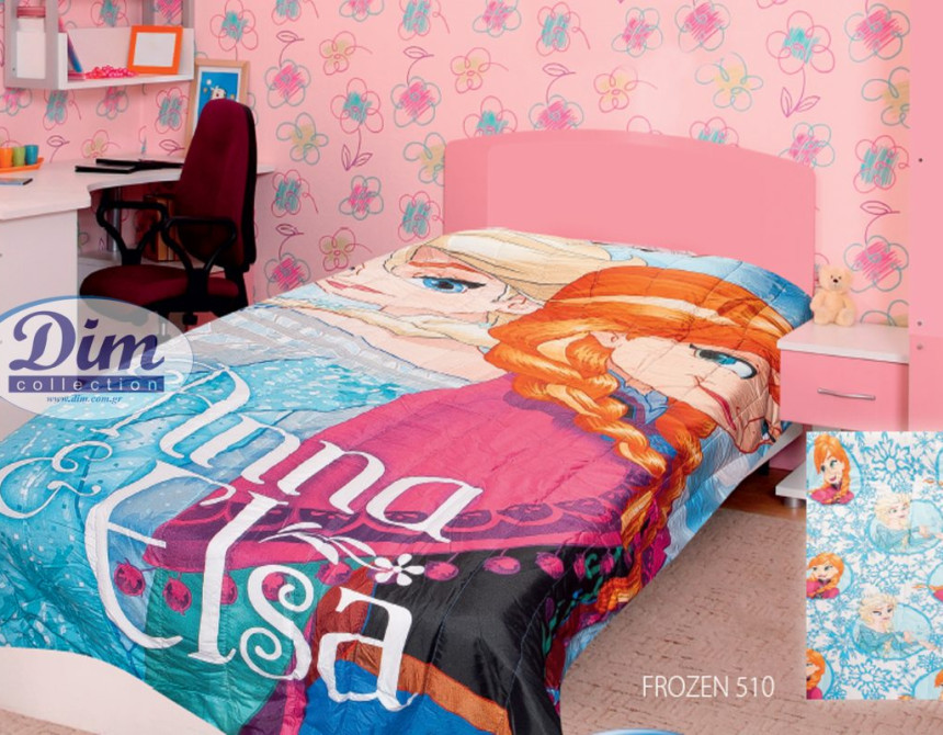 ΚΟΥΒΕΡΛΙ Disney FROZEN 510 160Χ250 Digital Print Micro