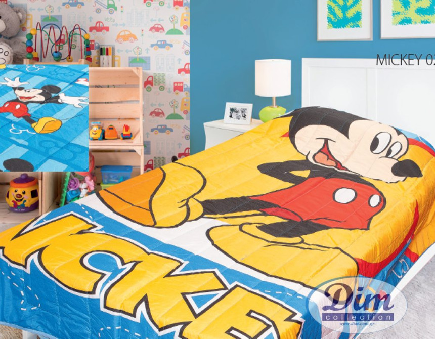 ΚΟΥΒΕΡΛΙ Disney MICKEY 26 160Χ250 Digital Print Micro