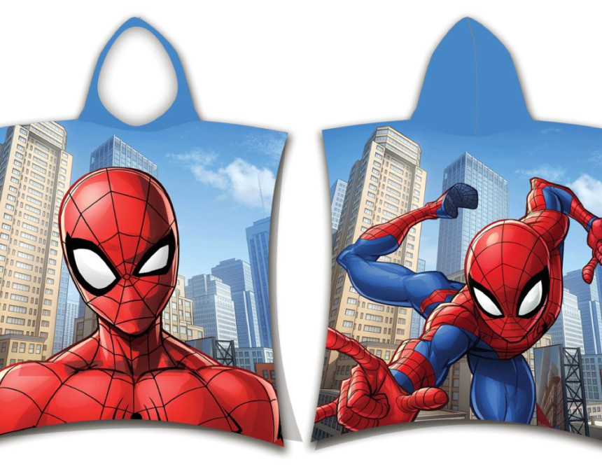 ΠΟΝΤΣΟ ΠΑΡΑΛΙΑΣ DISNEY SPIDERMAN 10 50X115 Digital Print Cotton 100%