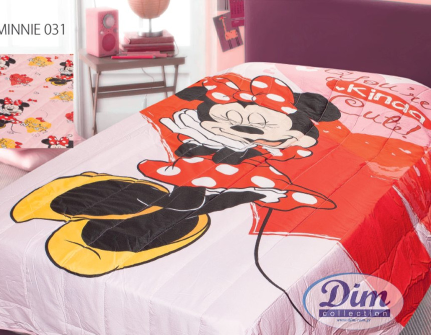 ΠΑΠΛΩΜΑ DISNEY MINNIE 31 160X250 Digital Print Microfiber 100%