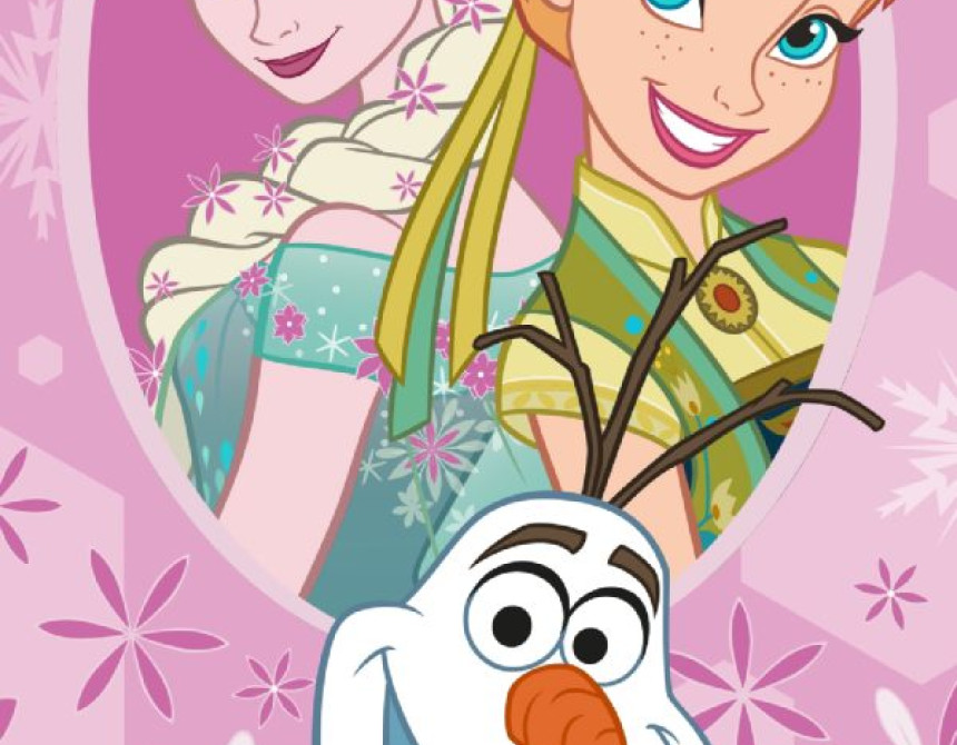 ΠΕΤΣΕΤΑ ΘΑΛΑΣΣΗΣ ΒΕΛΟΥΤΕ DISNEY FROZEN 44 70X140 Digital Print Cotton 100%