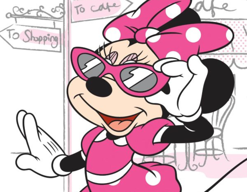 ΠΕΤΣΕΤΑ ΘΑΛΑΣΣΗΣ ΒΕΛΟΥΤΕ DISNEY MINNIE 56 70X140 Digital Print