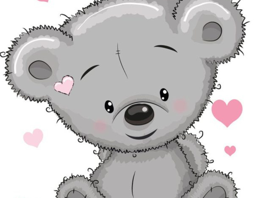 ΠΕΤΣΕΤΑ ΘΑΛΑΣΣΗΣ ΒΕΛΟΥΤΕ kids Teddy Bear 19 70X140 Digital Print Cotton 100%