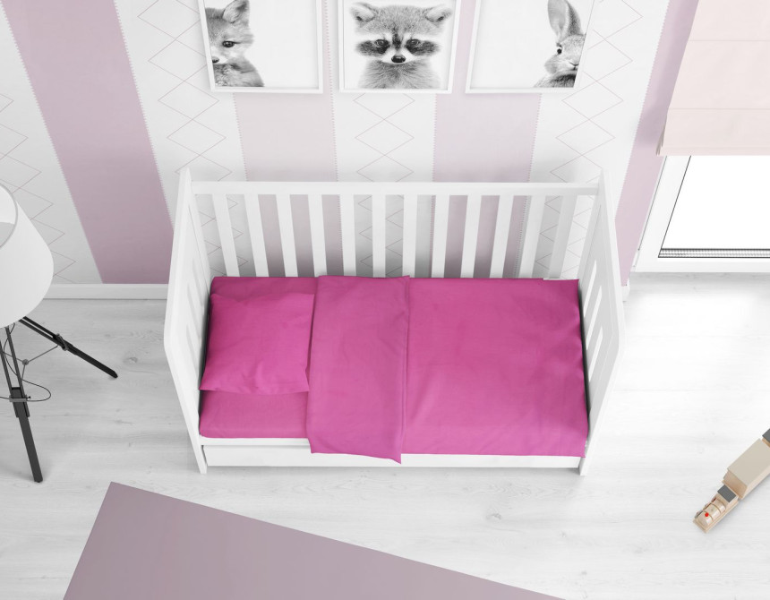 ΚΑΤΩΣΕΝΤΟΝΟ ΜΕ ΛΑΣΤΙΧΟ bebe Solid 499 0,70X1,40X0,15 Fuchsia Cotton 100%